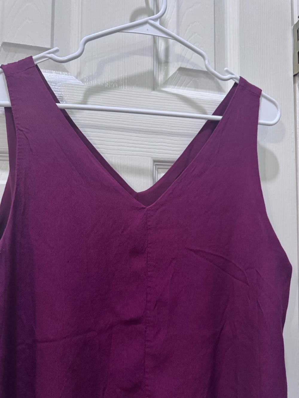 LOFT Plum V-Neck Double-Layer Camisole - Picture 2 of 6